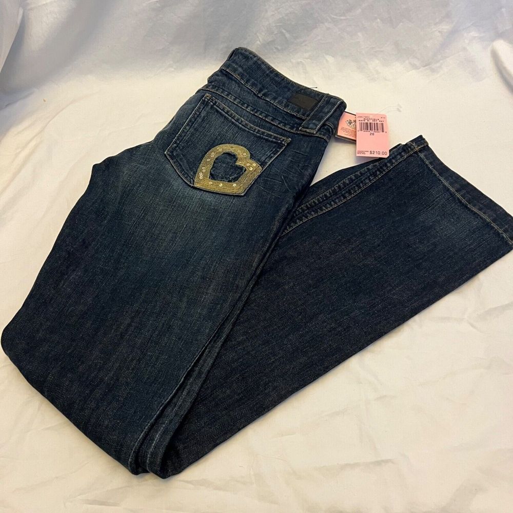 NEW WITH TAGS JUICY COUTURE WOMAN BLUE JEANS SIZE 28‎